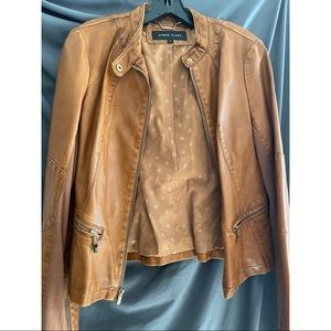 Leather moto jacket